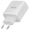 Savio LA-12 mobiilseadme laadija universaalne valge AC kiirlaadimine