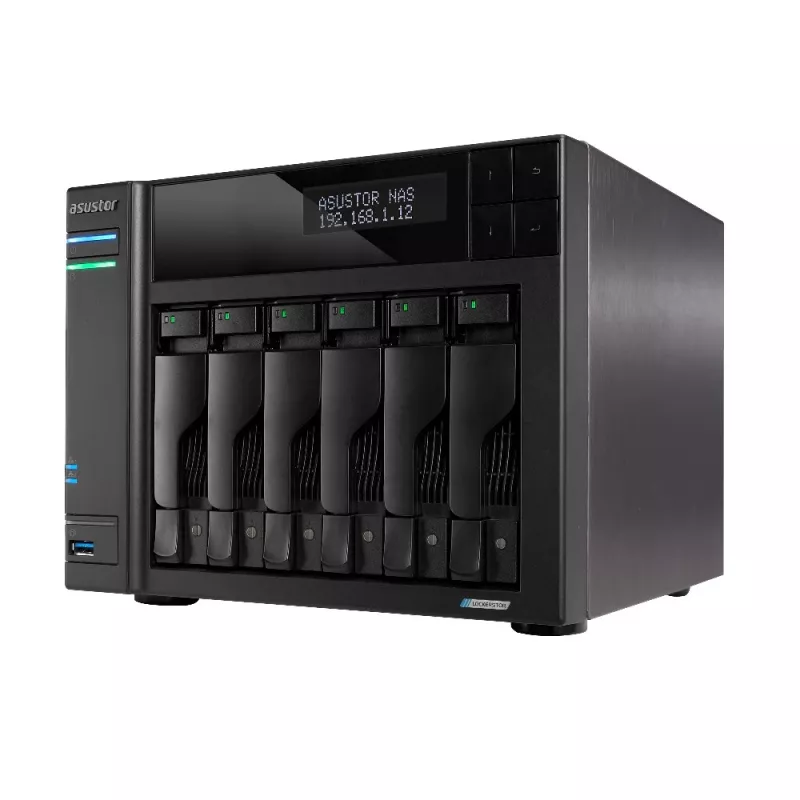 Asustor LOCKERSTOR 6 NAS Desktop Intel® Celeron® N5105 8 GB DDR4 HDD ADM must