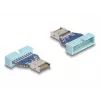 DeLOCK USB-adapter, pin-päis isane -> sisemine USB Type-E Key A isane, 10 Gbps