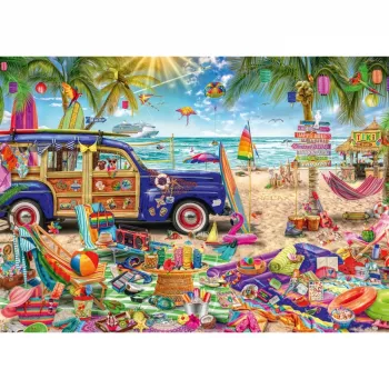 Sonnige Auszeit am Strand, Puzzle 1000 Pieces