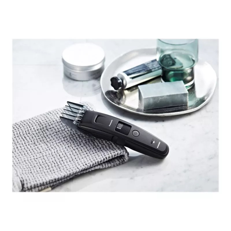 Panasonic | Habemetrimmer | ER-GB86-K503 | Juhtmevaba | Pikkusastmete arv 57 | Astme täpsus 0,5 mm | Must