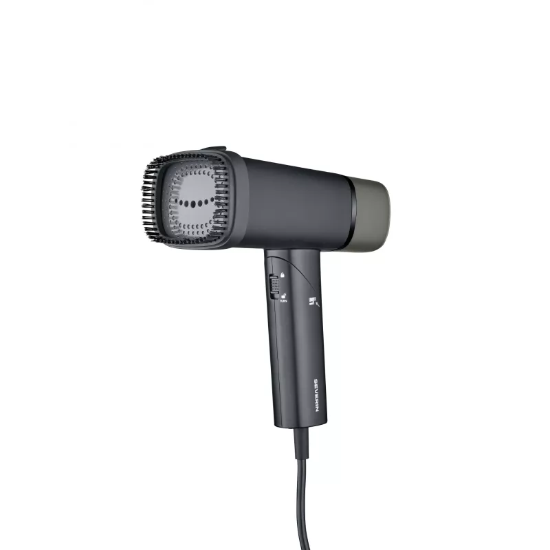 Aururaud SEVERIN DG 3282 — 1400 W, 0,13 L veepaak, vertikaalne aur, 1,8 m juhe, must