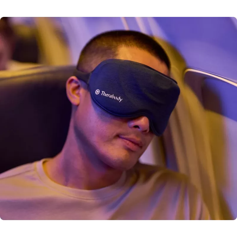 Therabody SleepMask massager näole, must, sinine