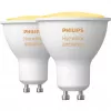 LED GU10 lambi kaksikpakett koos Hue Bridge'iga – Philips Hue Valge Ambiance, asendab 35W