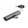 DeLOCK 64186 kaabli soovahetaja USB USB-C USB USB-C + 3,5 mm hall