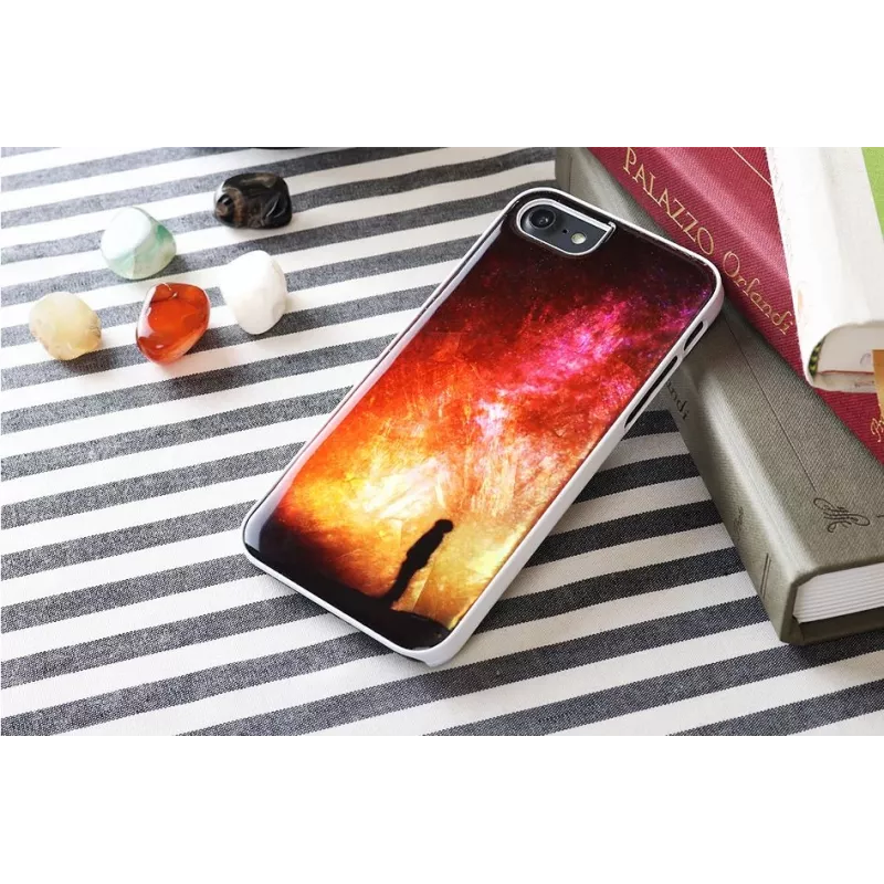 iKins kaitseümbris Apple iPhone 8/7 jaoks — Starry Night valge