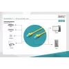 Patch Cord Digitus CAT 5e U/UTP DK-1512-050/Y 5m Kollane