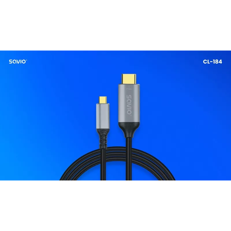 Kaabel USB-C HDMI v2.0b, 3m, vask CL-184