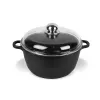 Maestro MR-4616C kaanega pott 16 cm 1 l Must