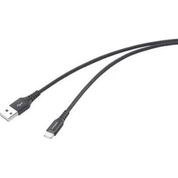 Renkforce RF-6872332 USB-kaabel, must