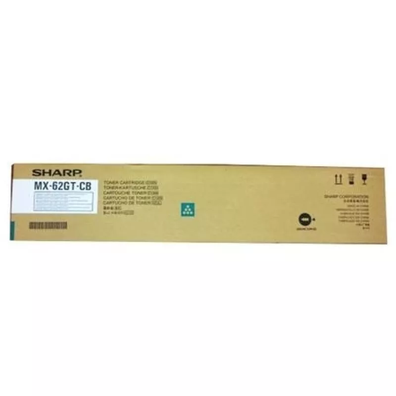 Sharp MX62GTCB toonerikassett 1 tk Originaal tsüaan