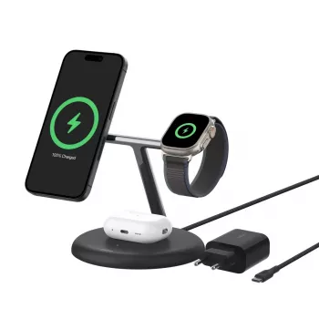Laadija Belkin WIZ023VFBK siseruumides USB juhtmevaba kõrvaklappidele nutitelefonile nutikellale must