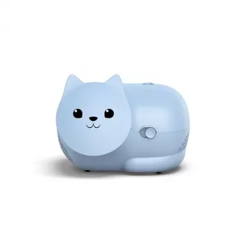 Võrknebulaator Omron Nami Cat NE-C303K-KDE — lauapealne inhalaator, 0,35 ml/min, lastele ja täiskasvanutele, sinine, W235×D148×H157 mm