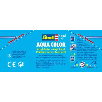 Revell 36106 Aqua-Colour Teer-Must (matt) Värvikood: 06 RAL Värvikood: 9021 Annus 18 ml (36106)