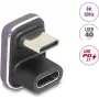 USB-C adapter DELOCK 60737 180° 40 Gbps 240 W – paremnurkne kiire andmeedastuse ja toiteadapter
