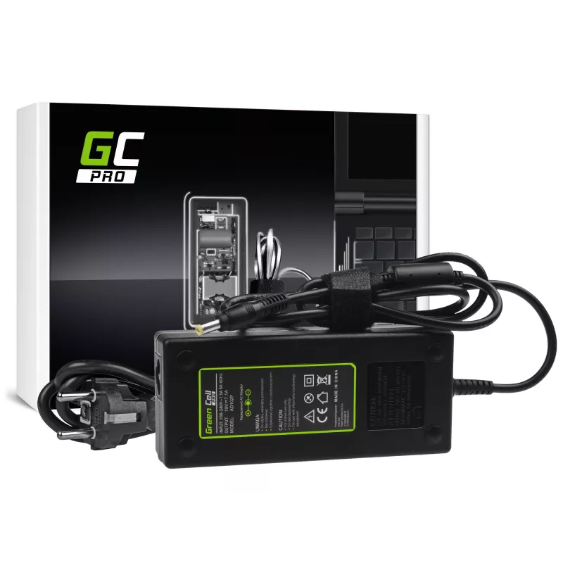 Adapter Green Cell AD102P universaalne 135 W, 19 V, 7,1 A, must, sülearvutitele