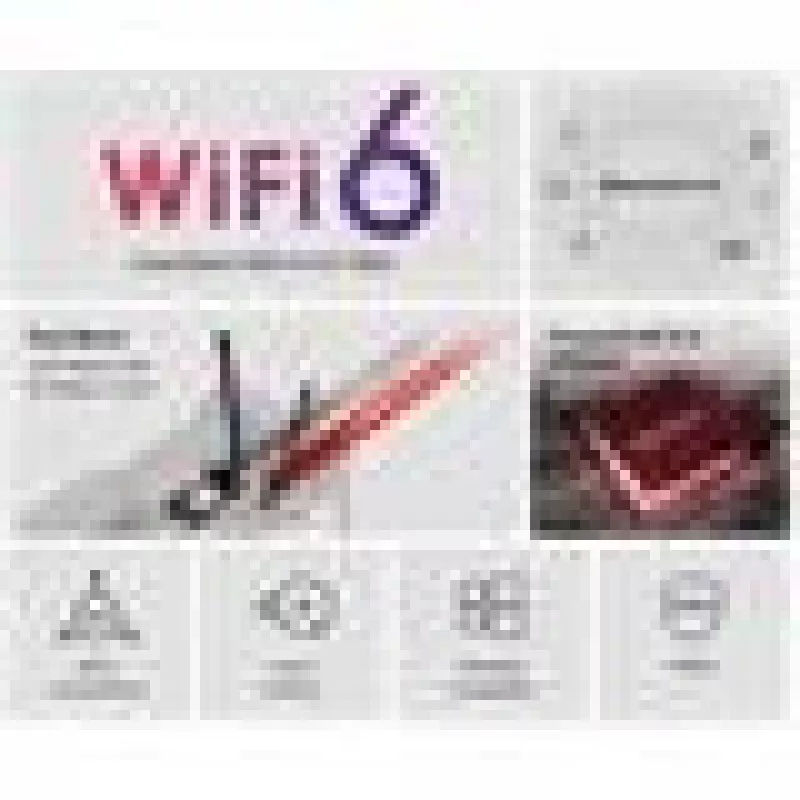 Traadita USB-adapter MERCUSYS MA70XE AX1800 Bluetooth 5.4-ga — Wi‑Fi 6 (AX1800)
