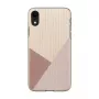 mehe- ja puitkest nutitelefonile iPhone XR — tulbimust, kaitsev kõva kest