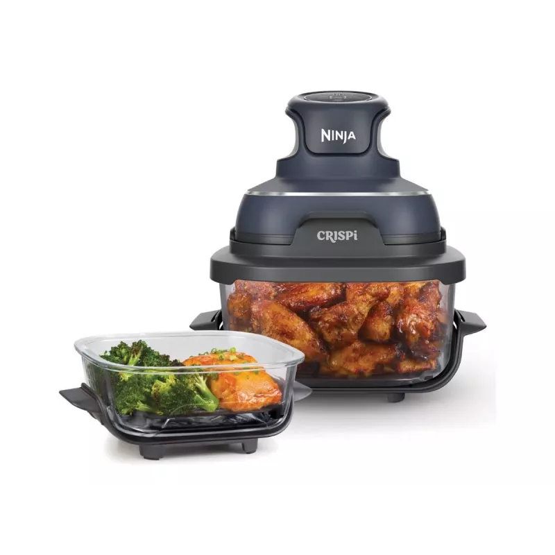 Ninja CRISPi Single 3.8 L 1700 W õhufritüür, sinine, hall, läbipaistev