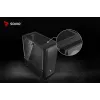 Arvuti korpus SAVIO Noctis Flow — kuubikujuline, Mini‑ITX/Micro‑ATX/ATX, 3x120 mm ees, 1x120 mm taga, 2x3,5 tolli + 3x2,5 tolli pesad, karastatud klaas