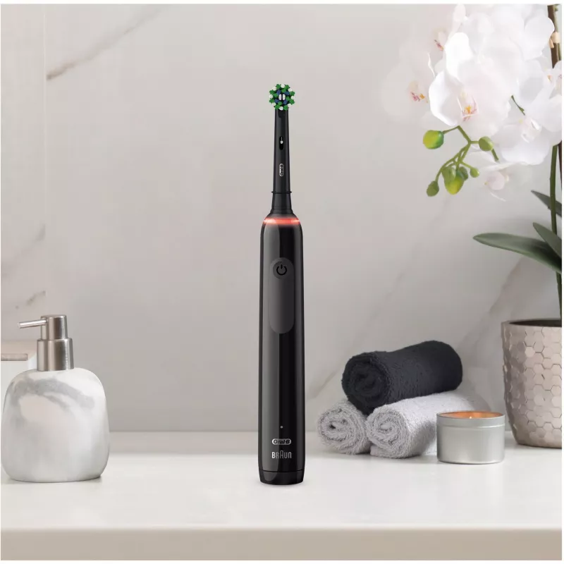 Oral-B Pro 3 3500 täiskasvanute pöörlev hambahari Must
