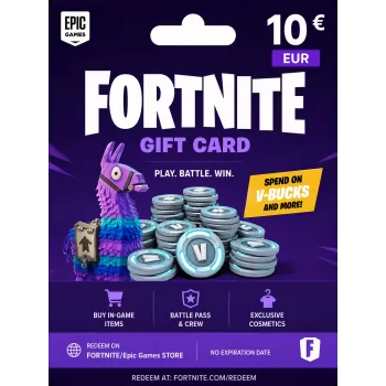 Fortnite kinkekaart 10 EUR - Epic Games digitaalne kood