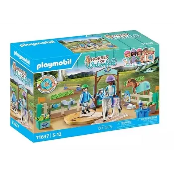Figuurikomplekt Hobused 71637 Kaasaegne ratsakool