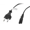 Lanberg CA-C7CA-10CC-0018-BK toitekaabel must 1,8 m C7 pistikuga CEE7/16