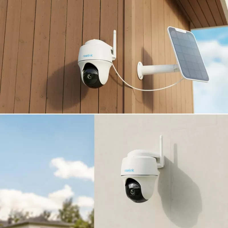 IP-turvakaamera Reolink Argus B420 3MP välistingimustesse, aku- ja Wi‑Fi-toega, pööratav ja kallutatav, 5200 mAh, IP65, 110° vaateväli