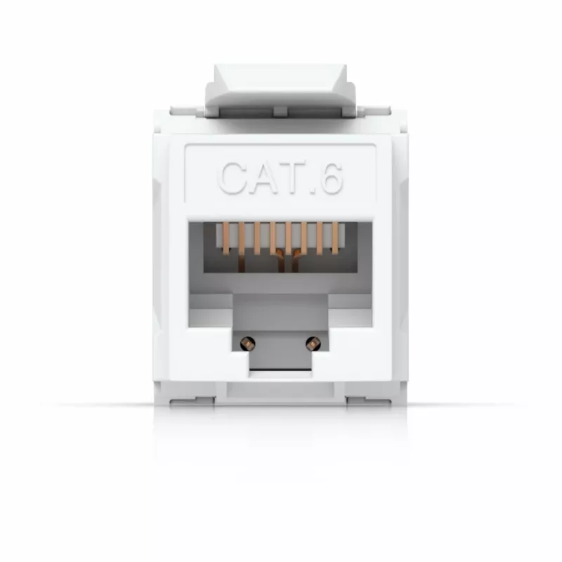 UBIQUITI CAT6 Keystone Jack, 12-pakk. Tööriistavaba keystone CAT6 Ethernet-pistiku lõpetamiseks ilma pressimis- või lööktööriistata