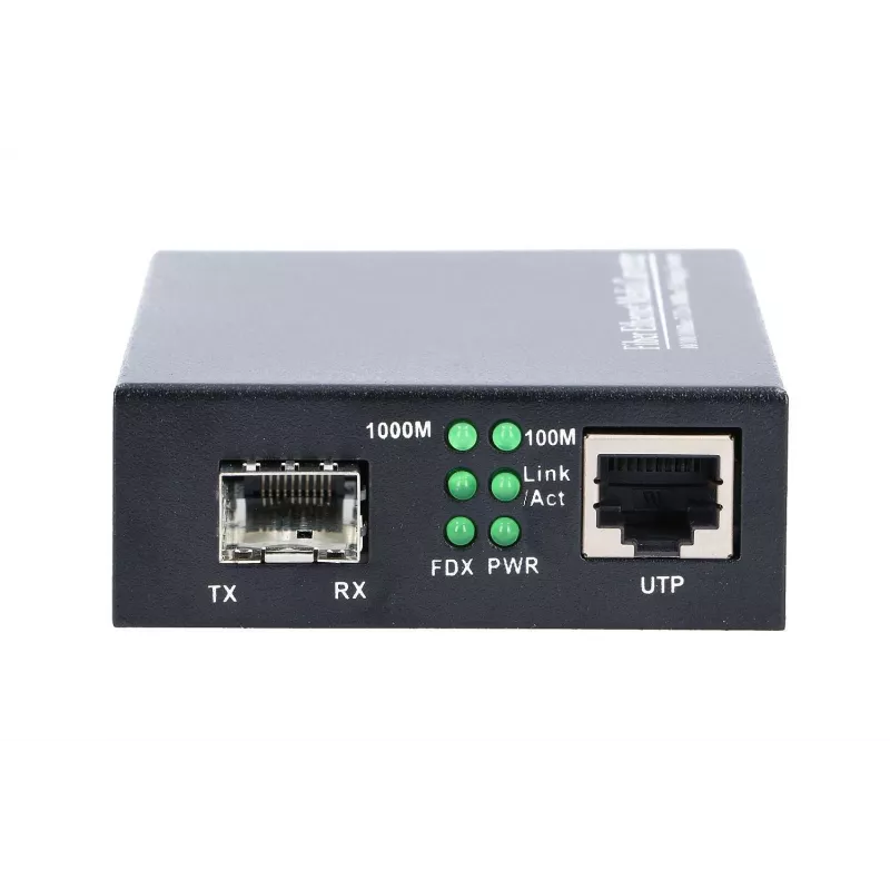 MikroTik Sedir meediumimuundur 1x SFP 1x RJ45 1000 Mb/s, max 1000 Mb/s, metallkorpus, 100–240 V vahelduvvool