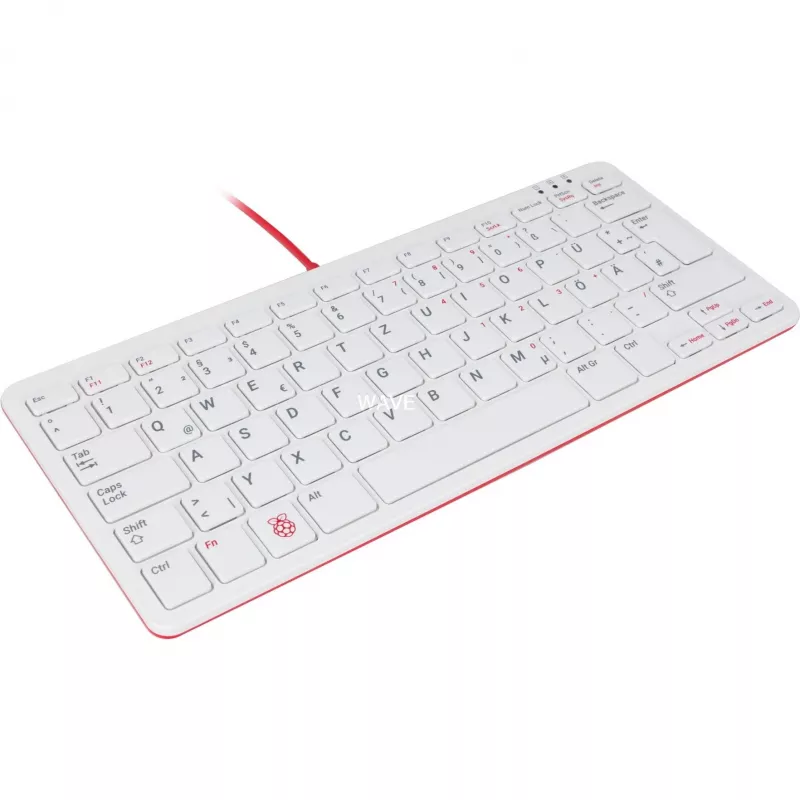 Wired USB klaviatuur Raspberry PI klaviatuur DE RB-TASTA01W — USB-ühendus, saksa paigutus