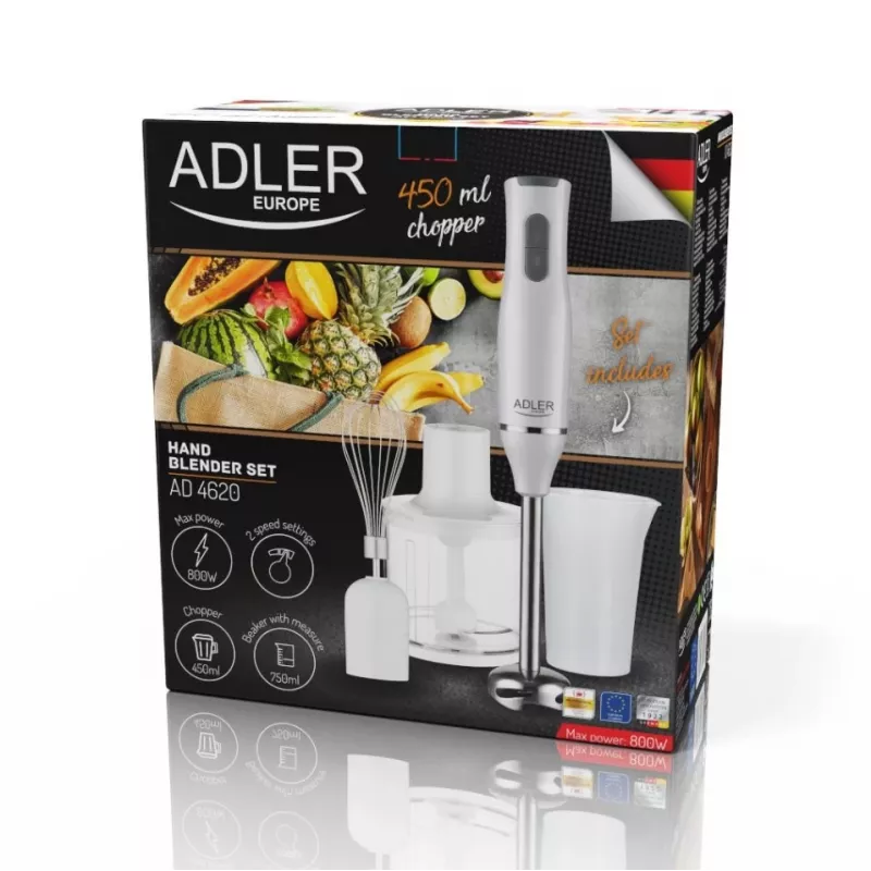 Adler AD 4620 saumikser 0,75 L 800 W valge