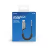 Savio TR-16 saatja AUX-adapter käed-vabad funktsiooniga, Bluetooth 5.3, Google Assistant/Siri