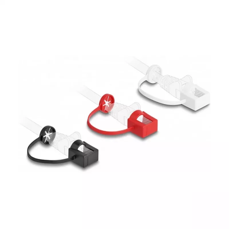 DeLOCK tolmukaitse RJ45-pistikule kinnitusklambriga 50 tk komplekt, värviline