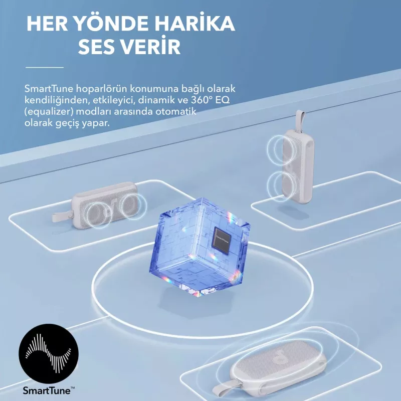 Kaasaskantav stereokõlar Anker Soundcore Motion 300 — 30W, IPX7, Bluetooth, 13h taasesitus, 0,83 kg, must