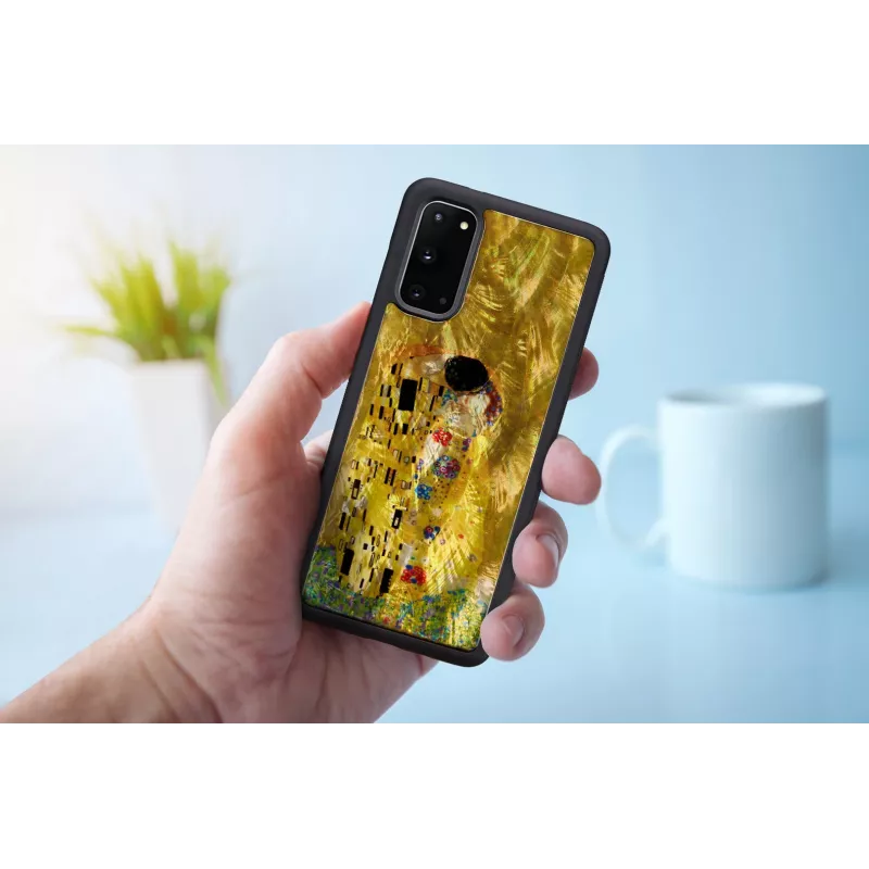 Kaitsev telefoniümbris iKins Samsung Galaxy S20-le, must, õhuke TPU-kate