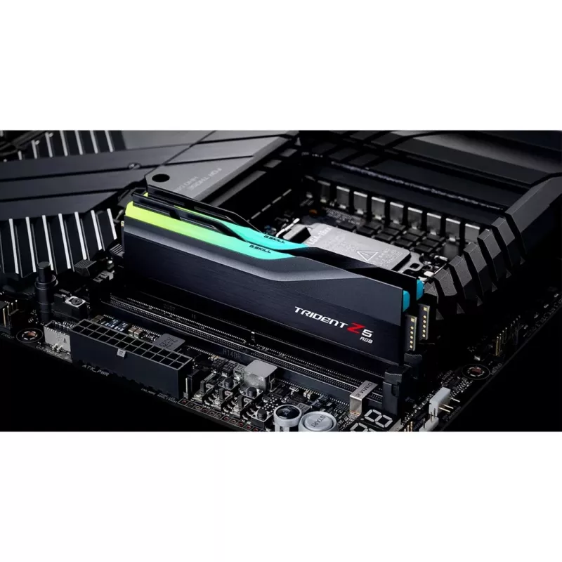 DIMM 64 GB DDR5-6000, Arbeitsspeicher schwarz, F5-6000J2836G32GX2-TZ5RK, Trident Z5 RGB, INTEL XMP