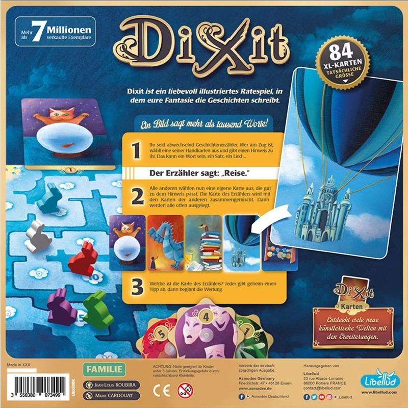 Kaardimäng Asmodee Dixit LIBD0016 — Rollimäng, 30 min, Vanus 8+