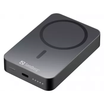 Kaasaskantav laadija Sandberg Mag Wireless Powerbank 10000 ALU, 10000 mAh