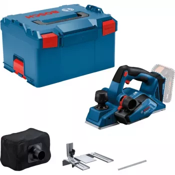 Akutoega höövel GHO 18V-26 Professional, soolo, 18 V, elektriline höövel, sinine/must, ilma aku ja laadijata, L-BOXXis