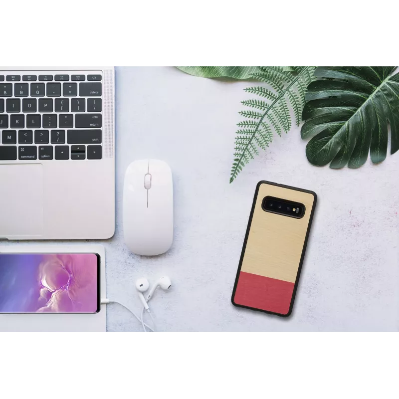 Man and wood nutikorp Galaxy S10-le — miss match must