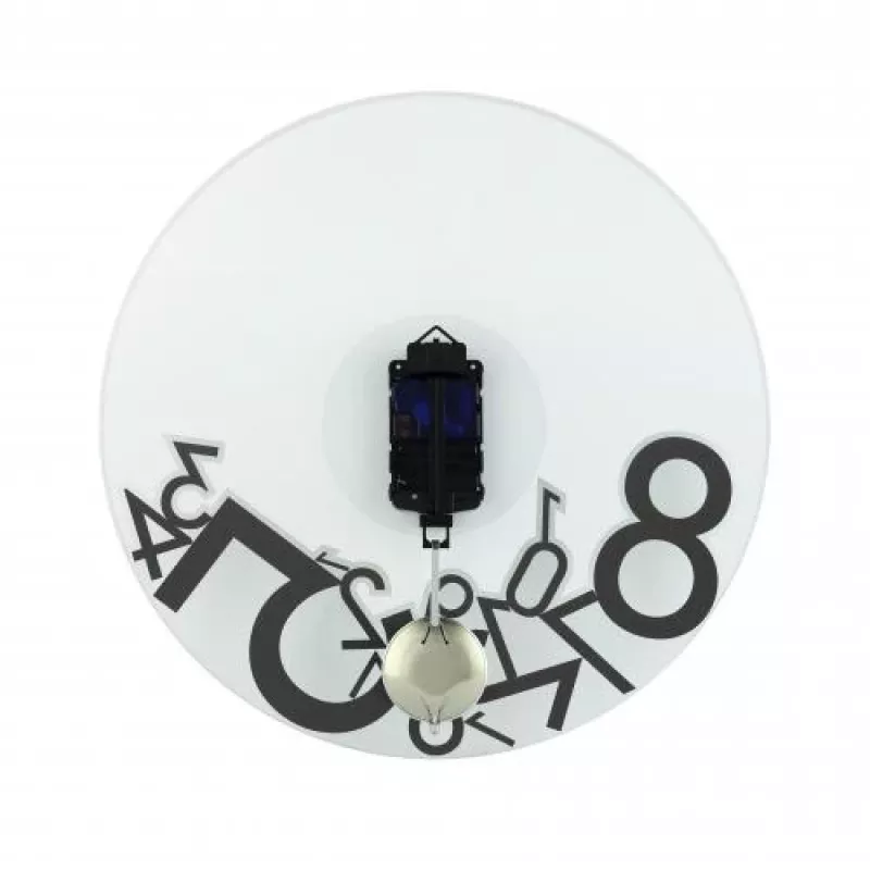 NeXtime kell 8115 Dropped, Ø43 cm, sein, hõbedane