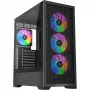 PC korpus Silentware Core 100 A-RGB Must — mudel CORE100Must, A-RGB valgustus, kesktorni vormitegur