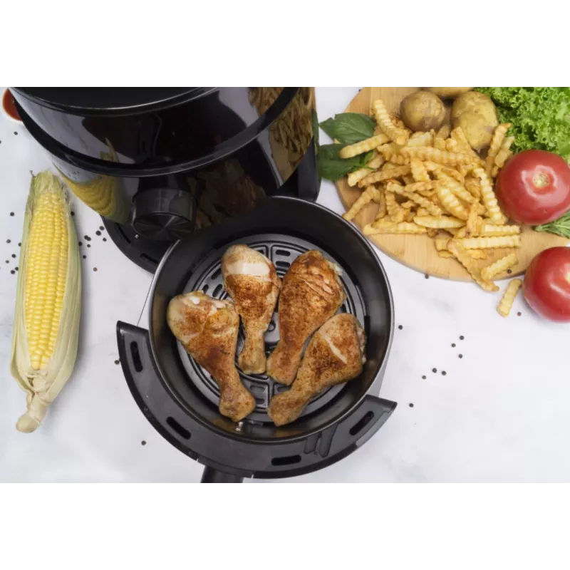 Õhufritüür PRIME3 SAF31 ? 2.5 L, 1200 W, kuumaõhu rasvavaba fritüür, must