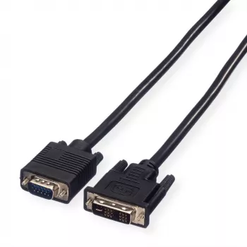 VALUE DVI-VGA kaabel, DVI (12+5) ST - VGA ST 2,0m (11.99.5420)