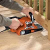 Black & Decker KA88 kaasaskantav lihvija Lintlihvija Oranž
