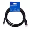 Savio CL-137 DisplayPort-kaabel 3 m Must