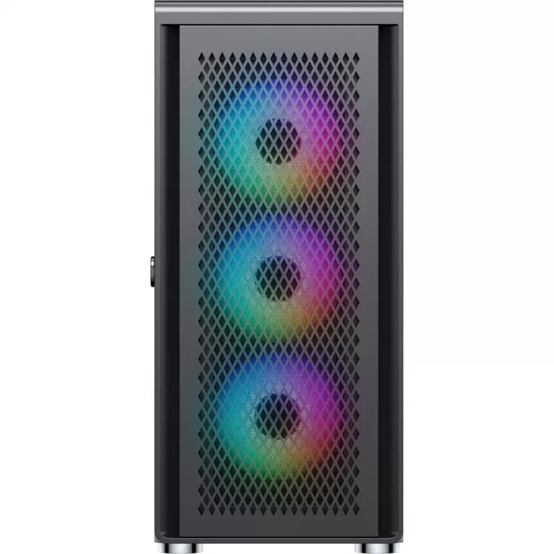 PC korpus Silentware Air 100 Must — kesk-torni ATX-ühilduv korpus, must viimistlus