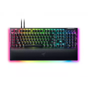 RAZER BlackWidow V4 Pro klaviatuur rohelise lülitiga - USA paigutus